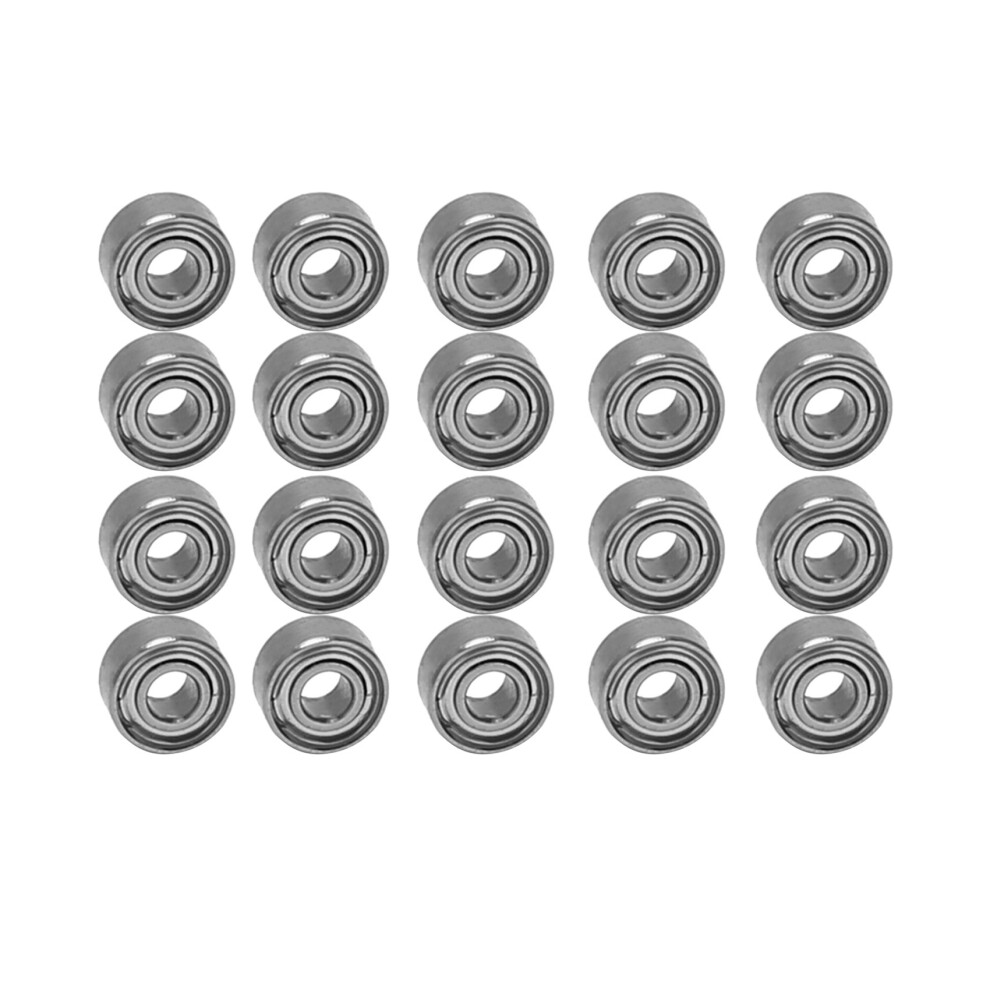 20Pcs Miniature Sealed Metal Shielded Metric Radial Bearing Model: Mr52-Zz 2X5x2.5mm 6032724623436