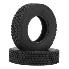 12Pcs 1.55 Rubber Wheel Tires Tyre for 1/14 RC Trailer Tractor Truck Upgrade Parts