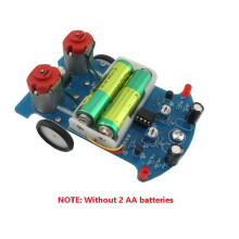 5X Pratica Saldatura Apprendimento Elettronica Kit Car Project Kit Track Following RCar Kit DIY Kit Elettronico DIY