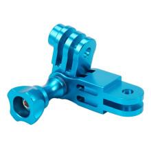 3X CNC Aluminium Alloy Three-Way Pivot Arm Mount Adapter for Hero 1 2 3 3+ 4 5 Session/Compatible with Yi/SJ