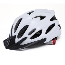 Bike Helmet White EPS PC Head Protection Cycling Riding Accessory for Men Women