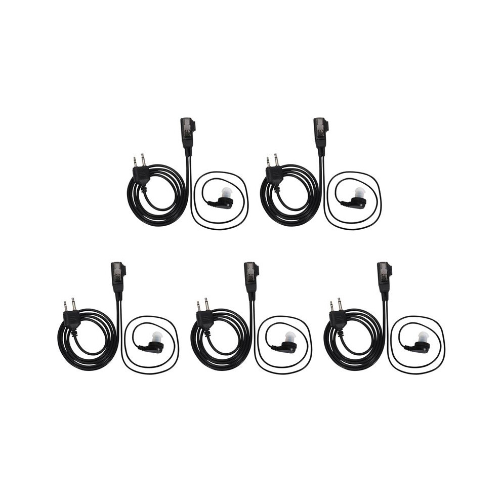 5X Air Sound Tube Earphone Microphone For Midland Walkie Talkie Gxt G6 G7 G8 75-810 Gxt650 Lxt80 Wireless Earphone 6033300420364