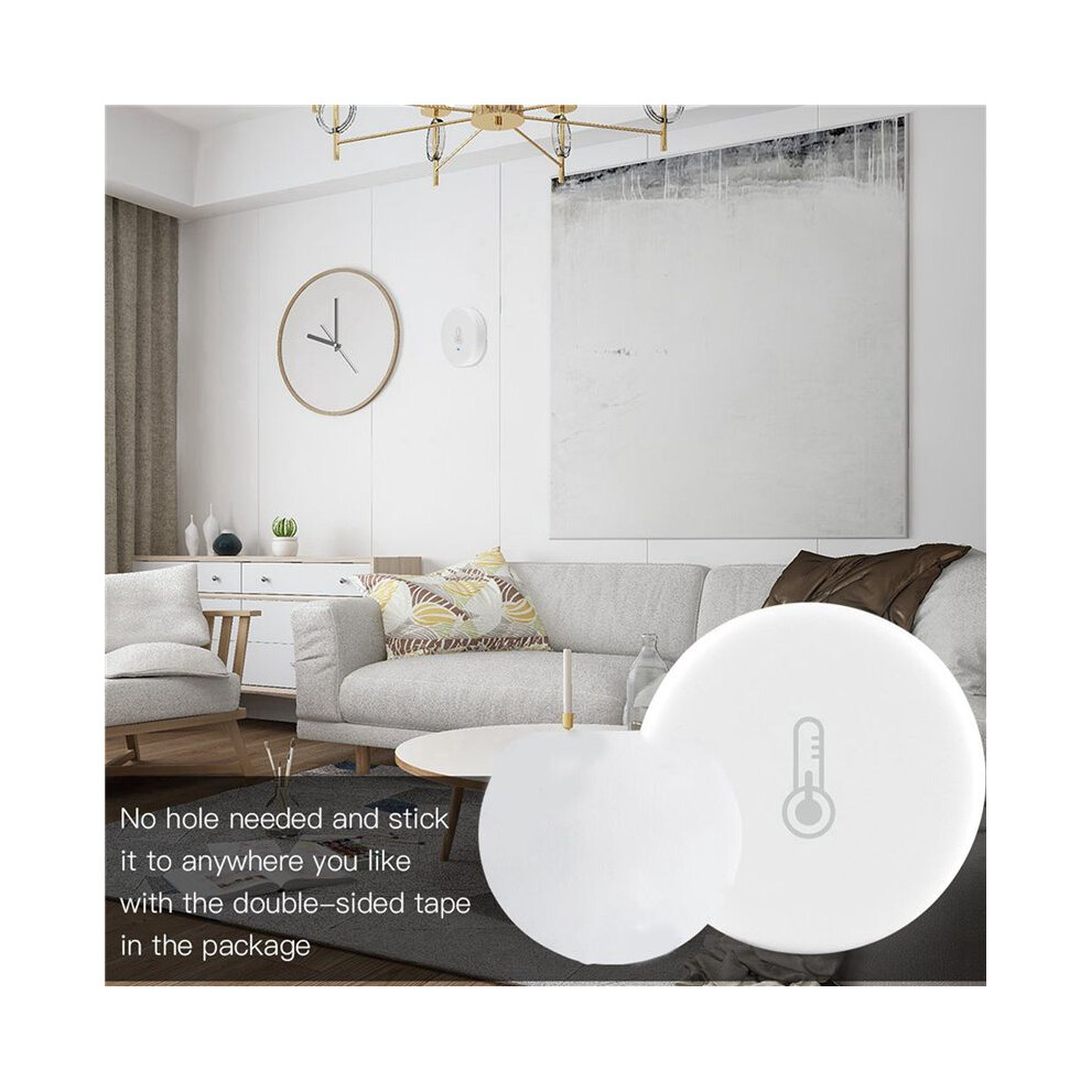 2X Tuya Zigbee 3.0 Temperature And Humidity Sensor Battery Powered With Tuya Life App Alexa(C) 4713344585671