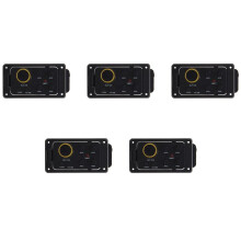 5X KLT-10B 4 Band EQ Equalizer Preamp Guitar Pickup with Tuner Hard Bridge Piezo Pickup for Guitar 36 and 38