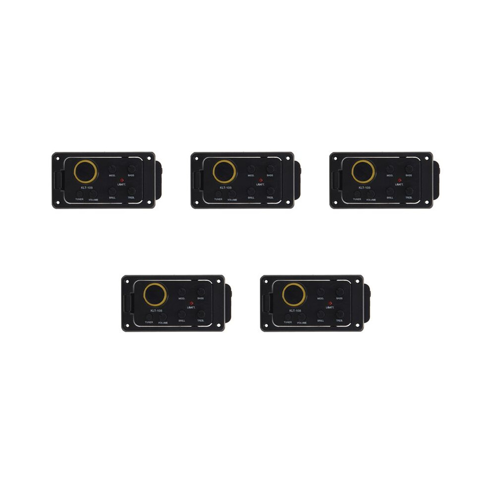 5X Klt-10B 4 Band Eq Equalizer Preamp Guitar Pickup With Tuner Hard Bridge Piezo Pickup For Guitar 36 And 38 6032767188305