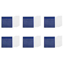 6X Tabletop Desktop Pocket Chart Table Top with Bonus 120X Dry Erase Cards,(13 Inches x 12 Inches)
