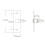 2X Stainless Steel Exit Button  for Lock Door Access Control System Door Push Exit Door Release Button Alloy 8