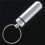 4X Silver Pill Medicine Box Case Holder Container Capsule Bottle Keyring Keychain 7