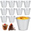 20X Puddingformar för Bakning, Miniformar för DIY-Matlagning Puddingkoppar ÄGgtårtform Muffinsform Cupcake-Pajform 5
