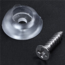 200Pcs Furniture Table Chair Leg Protectors Feet Padded Rubber 17mm x 6mm