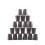 100 Paper Cups (9oz) - Plain Solid Colours Birthday Party Tableware Catering(Black) 3