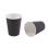 100 Paper Cups (9oz) - Plain Solid Colours Birthday Party Tableware Catering(Black) 9