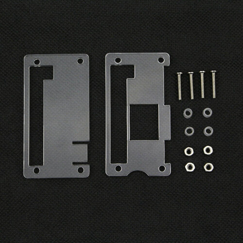 2X Acrylic Case 4 in 1 Kit for Raspberry Pi Zero W and Pi Zero with Heat Sink 2