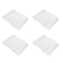 400 Pcs Make Brush Pen Netting Cover Mesh Sheath Protectors Guards Protective Cover Sheath Net (White)