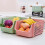 2X Stackable Plastic Basket Kitchen Storage Basket Fruit & Vegetable Plastic Storage Basket Plastic Storage Rack(Beige) 3