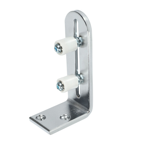 3X Floor Guide for Bottom of Sliding Barn Doors Adjustable Wall Mount Stay Roller Guide  Bearings 2
