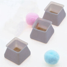 32 Piezas Tapas de Patas de Silla Protector de Piso de Silicona Cuadrado Tapas de Pies de Mesa Muebles Almohadillas de Silla Inferior