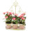 Wandbehang mit Blumen in Rot, Gelb oder Rosa 1