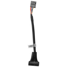 6 Stück USB 3.0 Header zu USB 2.0, USB 3.0 zu USB 2.0 Hauptplatine Adapter Kabel, 19 Poliger USB3.0 Stecker zu 9 Poliger USB2.0 Buchse