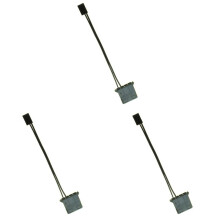 3St IDE Till 3-Stifts Fläkt Strömkabel D-Kontakt Ström Till 3-Polig Kontakt Dator PC Kylning Converter Kabel
