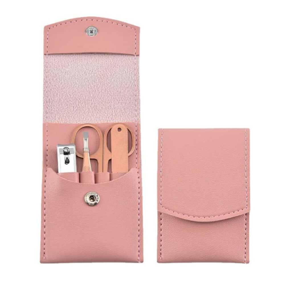 Professional Manicure and Pedicure Set with Precision Cutting Blades, Compact Travel Size
