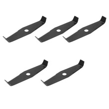 5X Cepillo Cortador Cortador de Hierba Cuchillo de Corte de Cabeza Cuchilla de Acero 2 Dientes 2T Cuchilla de Ajuste 305 x 25,4 x 3 mm para Cortador