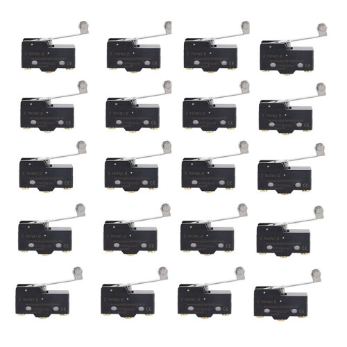 20X Panel Mount Long Hinge Roller Lever Ac  Basic Micro- Z-15Gw2-B