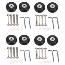 8 Sets of Luggage Suitcase Replacement Wheels Axles Deluxe Repair Tool 50 x 20 x 6.1 mm