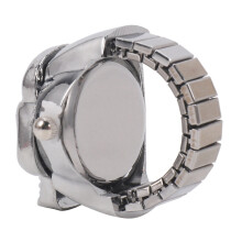 2X Rot Augen-Schaedel-Entwurf Band-Quarz-Ring-Uhr