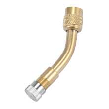 4 Pcs 135 Degree Angle Air Tyre Valve Extension Adaptor Long Shank for Motorcycle Cars