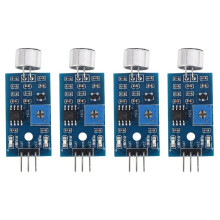 4X 3.3V/3.5V LM393 Microphone Amplifier Sound Sensor MIC Voice Module for