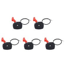 5X Universal Schalter Hebel Bedien Griff & 56 Zoll Gas Zug Kit Fuer Rasen Maeher Rasen Maeher TeileGarten Geraete