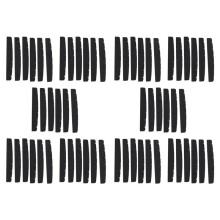 60X Schwarze 6-Saitige Gitarrenmutter 42mm X 3mm