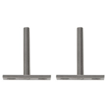 12Pcs 3-Inch Invisible Floating Shelf Brackets, Hidden Shelves Supports, Wall Holder Concealed Bracket Mount Kit