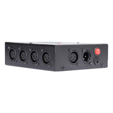 2X DMX512 Spillter 8  Channels Isolated 3Pin Optical Istribution Amplifier for DJ Disco DMX Stage Lighting EU Plug