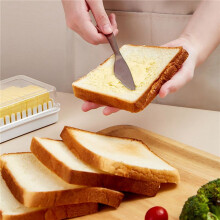 3X Butter Cutting Storage Box Butter Dish Cutter with Lid Cheese Slicer Tray Container Household Kitchen Tool 1
