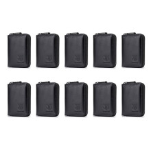 10X BULLCAPTAIN Leather Men Wallet Card Pack Zipper Card Case Holder Credit Card Bag Short Coin Purse Black
