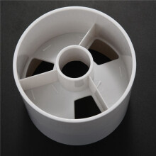 2pcs 2.7cm Aperture Outdoor Training Flagpole Hole Cup Training Aids Three Holes White Plastic Hole Cup