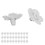 Hummingbird Feeder Flowers Plastic Set of30 7