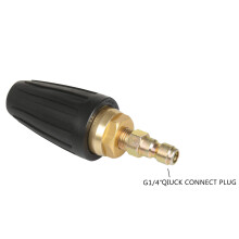 2X Universal Pressure Washer Turbo Nozzle for High Pressure Outlet Fitting Rotary 3.0 Orifice 1/4 Inch Plug 3000 Psi