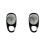 2X Pedometer for Walking, Portable Walking Pedometer 3D Step Counter, Simple Electronic Steps Tracker with Carabiner 1
