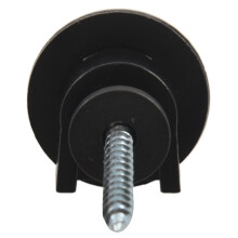 2X Strap Lock Straplocks Round for Electric Guitar Bass Black