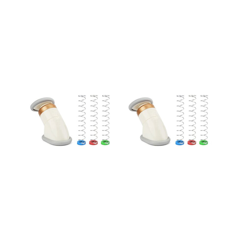 White 2X Chin Massage Delicate Neck Slimmer Neck Exerciser Reduce Thin Wrinkle Removal Jaw Body Massager Face Lift Tools