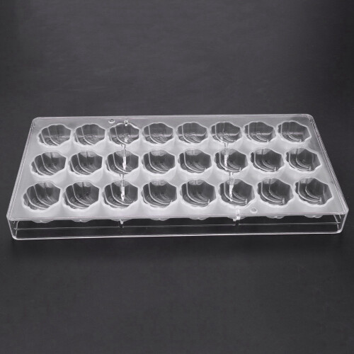 2X Shell Shape Hard Chocolate Mold 3D Sea Shell Polycarbonate Clear Ice Jelly Candy Mould 1