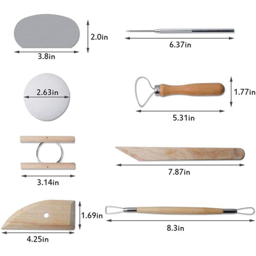 2X Pottery Wheel Machine, USB Pottery Making Kit with 12Pcs Ceramic Clay Tools, Electric Pottery Wheels DIY Kits 2