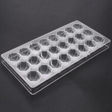 2X Shell Shape Hard Chocolate Mold 3D Sea Shell Polycarbonate Clear Ice Jelly Candy Mould