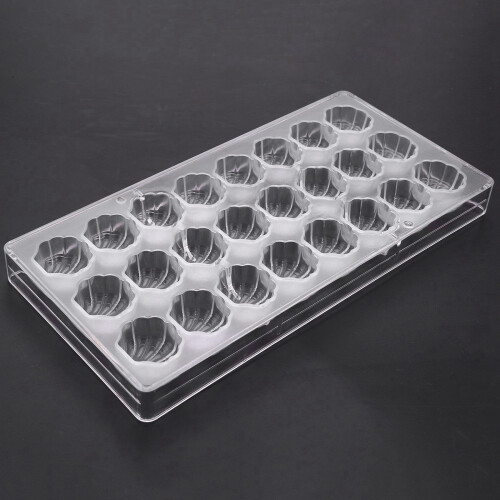 2X Shell Shape Hard Chocolate Mold 3D Sea Shell Polycarbonate Clear Ice Jelly Candy Mould