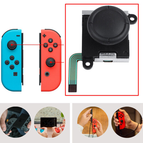 5X 3D Analog Joystick Thumb Sticks Sensor Replacements for   Joy con Controller