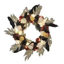 Halloween Garland with Skulls40x40cm Silk & Plastic