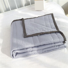 2X Ice Blanket for All-Season - Summer Cooler Quilt for Hot Sleepers and Night Sweats Gray 140 X 200cm
